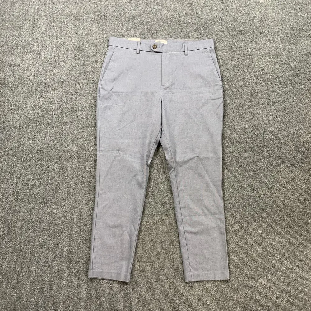 Banana Republic Pants Mens 33 Dresden Blue Grayson Slim Tapered Ankle INSEAM 27